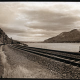 Columbia river + train