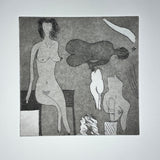 Life Drawing Studio | etching and aquatint