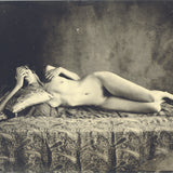 Reclined Nude - Tintype