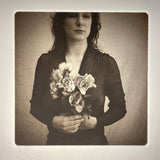 With Roses  - photogravure print