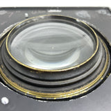 7" Quick Acting Peerless brass petzvel lens with 2 Waterhouse stops