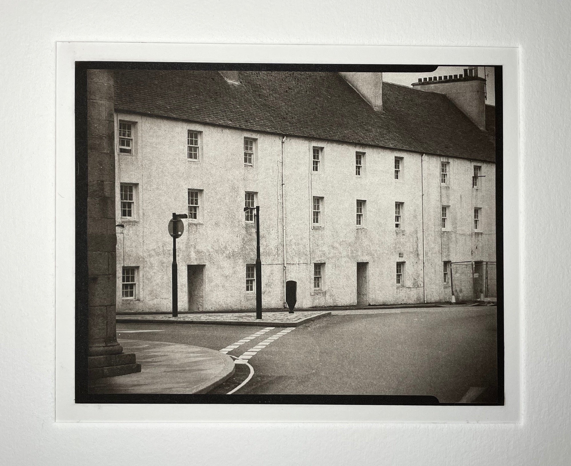 Street corner in Oban Scotland
