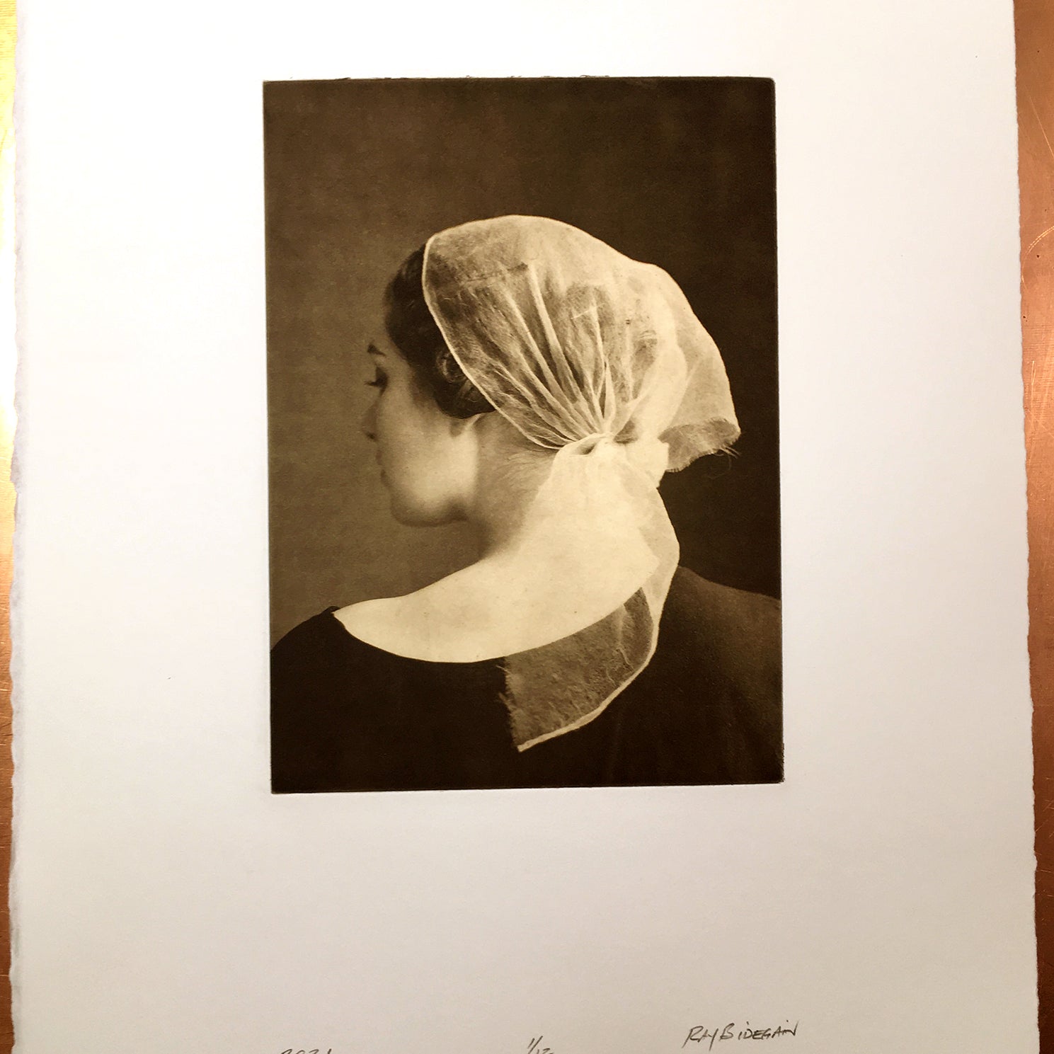 Coiffure   - Polymer photogravure print - Edition 2021