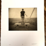 "Leap" a Self Portrait  - Polymer photogravure print - Edition 2021