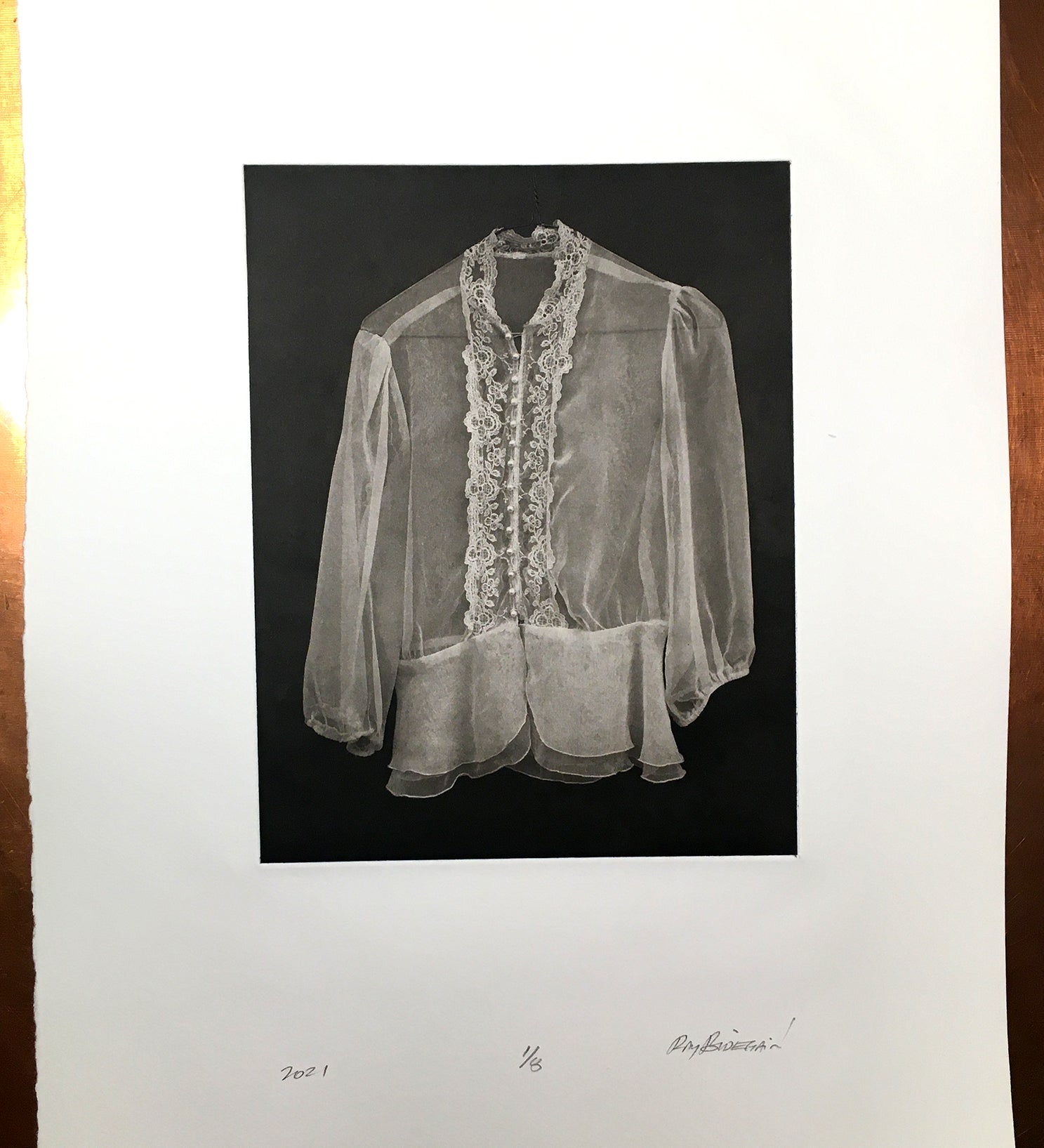 Vintage Blouse - Polymer photogravure print - Edition 2021